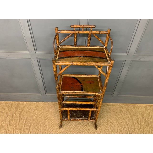 Victorian Bamboo Canterbury Whatnot, 1885 For Sale - Image 13 of 14