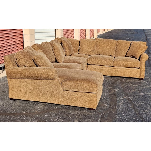 Contemporary Arhaus Four-Piece Sectional Sofa For Sale - Image 3 of 12