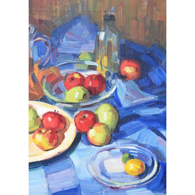 Luise Kornsand, Fruit Still Life, 1941, Oil Painting on Canvas, Framed For Sale - Image 4 of 9