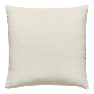 The House of Scalamandré Torino Velvet Pillow, Oyster For Sale