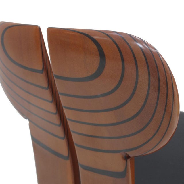 Africa Side Chairs by Afra & Tobia Scarpa for Maxalto, 1970s, Set of 10 For Sale - Image 9 of 12
