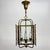 Unique Vintage Brass Four Light Lantern Hanging Fixture 26.5” Total Height 14” Max Width 4 E26 Sockets