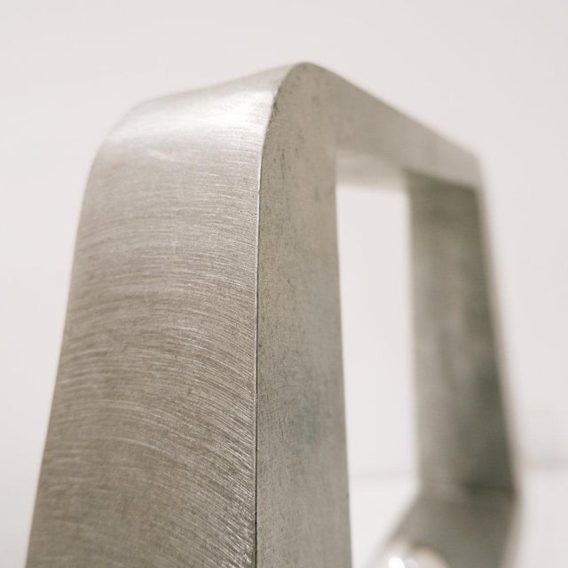 Large Aluminum Table Lamp, 1970s For Sale - Image 6 of 10