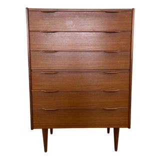 Mid-Century Teak Chest of Drawers, Denmark, 1960s For Sale