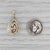 2010s 0.35ctw Diamond Swirl Teardrop Pendant 14k Yellow Gold For Sale - Image 5 of 8