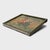 This lacquered serving tray is crafted with a hand-painted panel salvaged from a vintage Chinese cabinet. Selected for its...