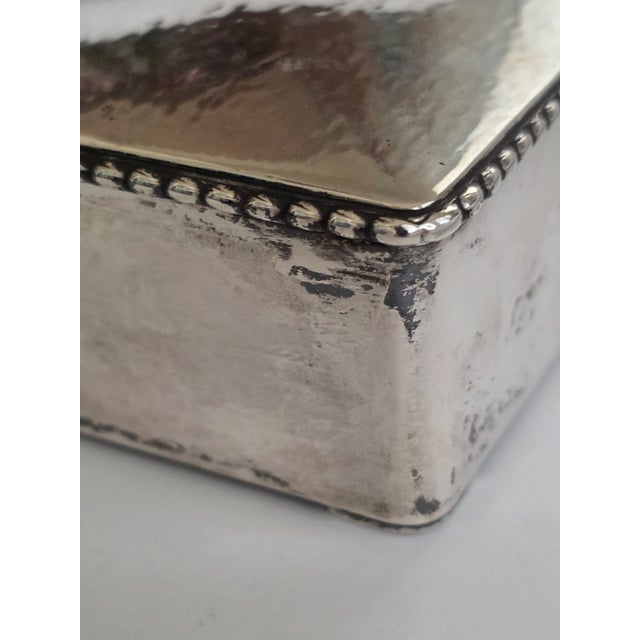 Danish Silver Box by Carl M. Cohr 83% Silver Purity For Sale In San Antonio - Image 6 of 15