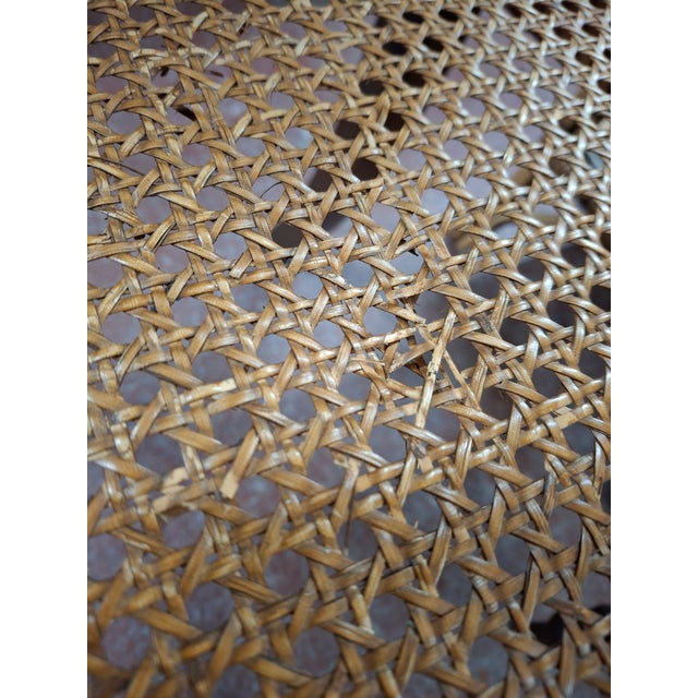 Pair of Caned & Carved Wood Arm Chairs For Sale - Image 18 of 18