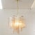 1990s Italian Pink and Clear Glass Suspension Lamp, 1990s For Sale - Image 5 of 12