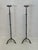 Vintage Brutalist Iron Floor Candleholders, Set of 2 For Sale - Image 6 of 10
