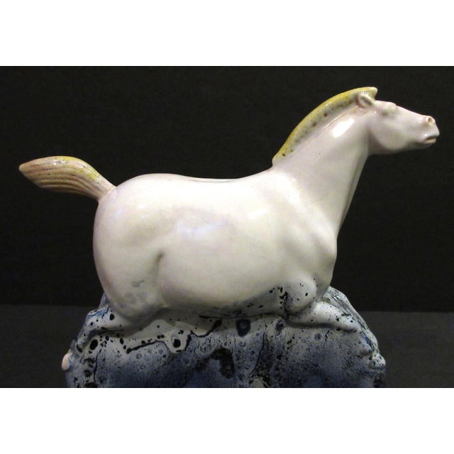 This is an AMAZING VINTAGE handmade and hand painted sculpture from renowned British sculptor Tony Bennett. Bennet often...