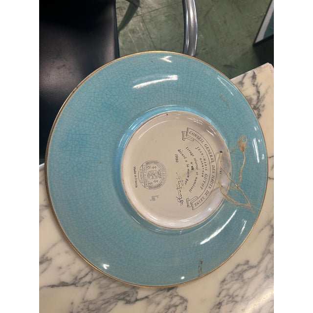 Enamel Plate from Longwy, 1980 For Sale - Image 3 of 7