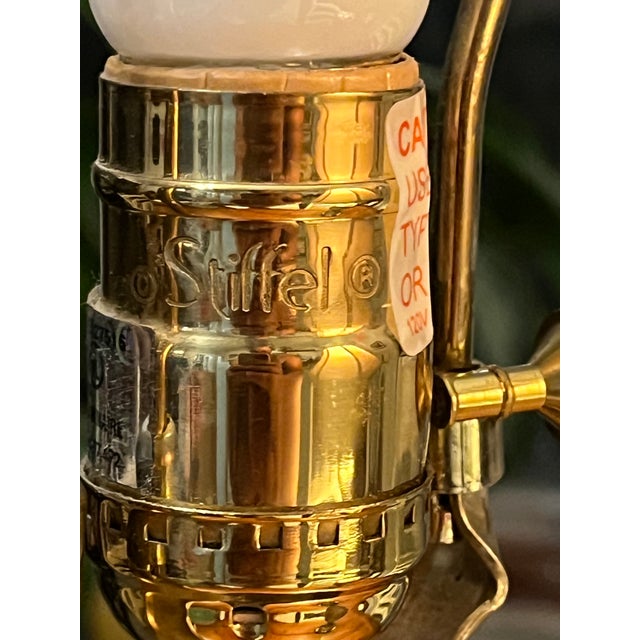 Early 21st Century Stiffel Brass Neoclassical Urn Table Lamps - a Pair For Sale - Image 10 of 10