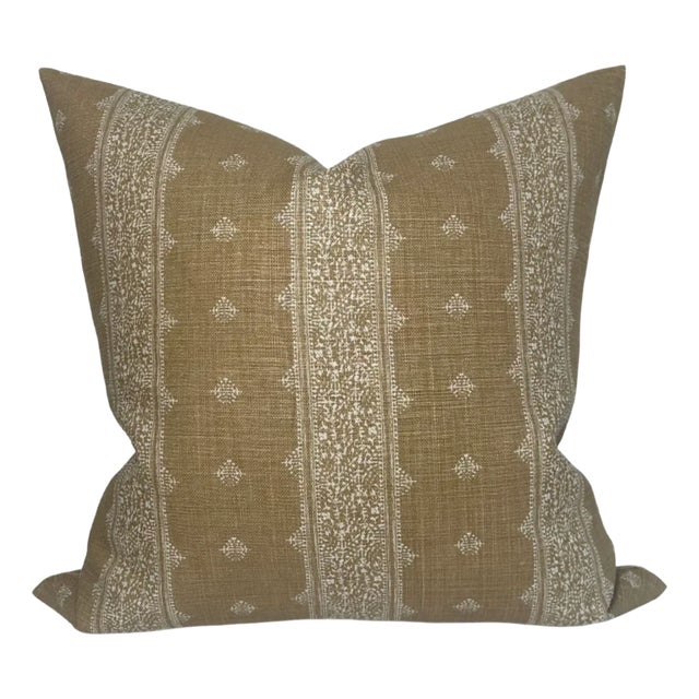 Fez Pillow Cover in Bronze, 20x20 Pillow For Sale
