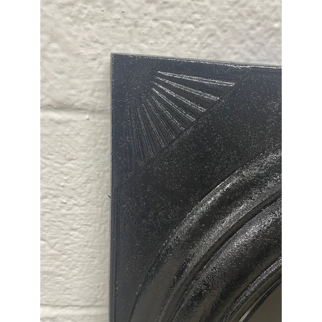 Late 18th Century 21" W X 27"h Decorative Gate Design Cast Iron Fireplace Surround and Insert For Sale - Image 4 of 4