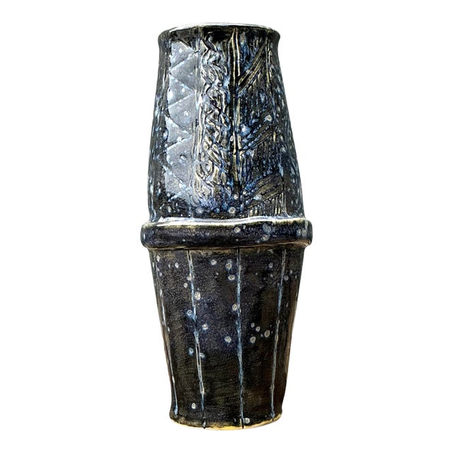 Vintage Original Studio Pottery Vase For Sale