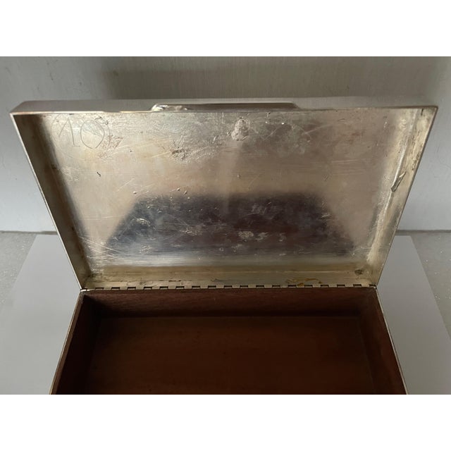 Vintage Puiforcat Cigar Box, 1950s For Sale - Image 10 of 11