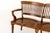 19th Century English Oak Double Chair-Back Settee For Sale - Image 6 of 9
