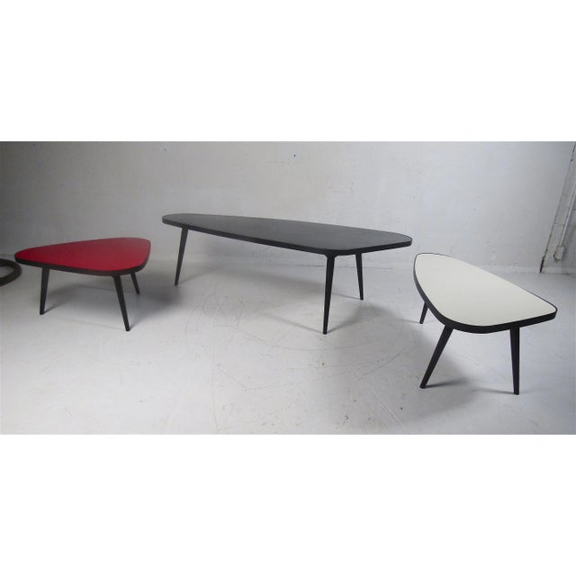 Set of Three Contemporary Modern Tables by Tommy Hilfiger For Sale - Image 11 of 11