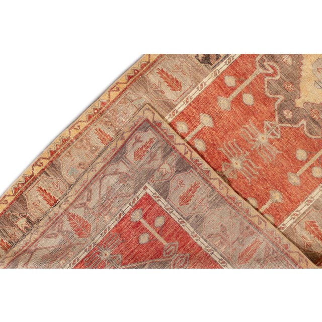 Traditional Early 20th Century Antique Anatolian Wool Runner Rug For Sale - Image 3 of 11