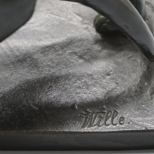 Albert Wille, Prowling Panther, Bronze For Sale - Image 9 of 12