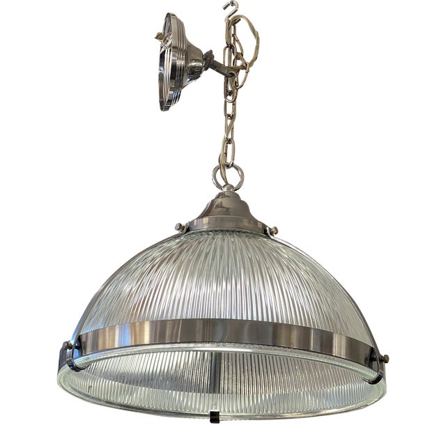 Restoration Hardware Clemson Prismatic Pendant Light Chairish