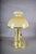 Nautical Gold-Plated Table Lamp with Glass Dome Shade, 1980s For Sale - Image 15 of 18