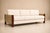 White Sergio Rodrigues "Millor" Sofa in Rosewood, Leather & Textured Fabric, Brazil, 1960s For Sale - Image 8 of 18