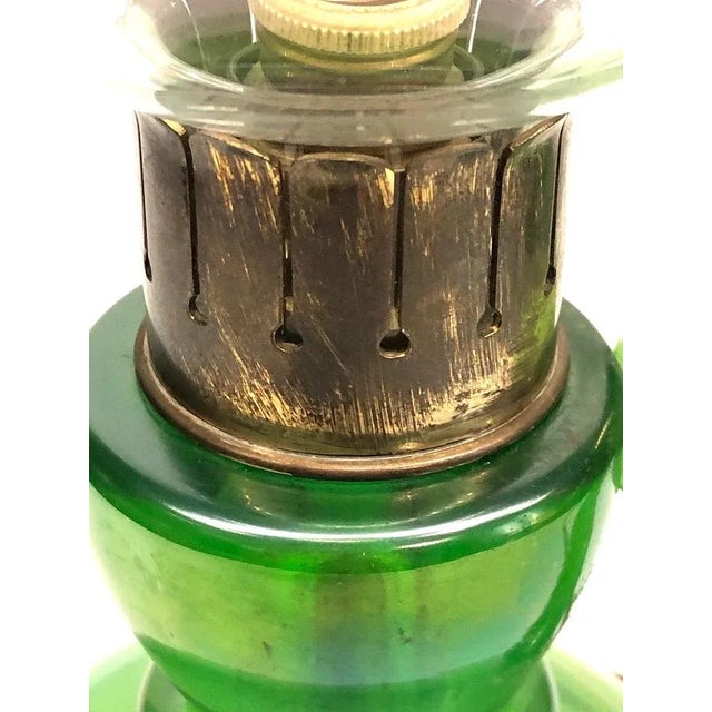 Metal Barovier & Toso 1940s Blown Glass Table Lamp For Sale - Image 7 of 9