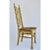 Mid Century chairs inspired by the 19th Century Mexican Hacienda style. The maker's original distressed yellow paint is in...