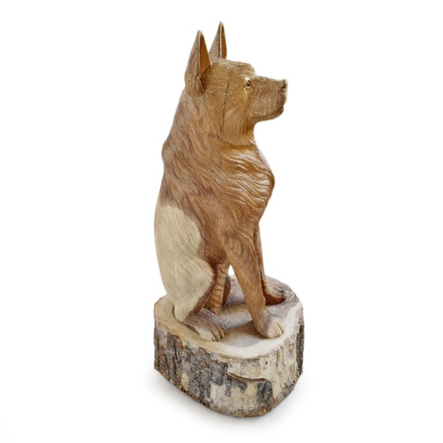 Wood Shepherd Dog Chairish