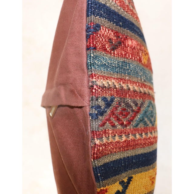 Pillow made from a turkish kilim