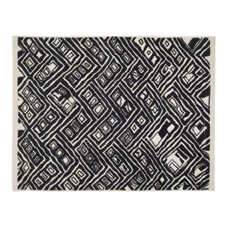 1970s Moroccan Hand Knotted Wool Rug,7'9"X10' For Sale