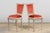 Antique French Louis XVI Style Painted Side Chairs W/ Red Velvet Damask – A Pair For Sale - Image 14 of 18