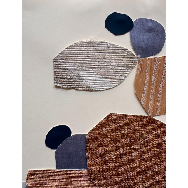 "Vessel 4" Original Mixed-Media Framed Collage on Paper by Zac Woodiel For Sale In Little Rock - Image 6 of 11