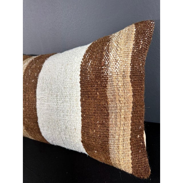 Turkish Hemp Pillow Cushion Natural Beige Brown Pillow Cushion Cover 16 "x 24" #30021 Enhance your home decor with our...