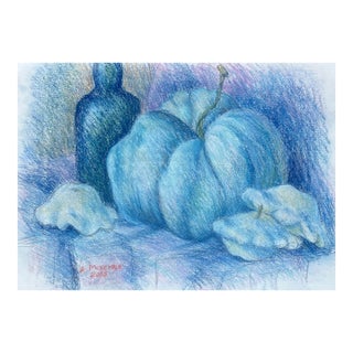 2008 Adelaide McKenzie Pumpkin and Squash Still Life Pastel For Sale