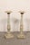 Taupe Swedish Gustavian Display Pedestals - A Pair For Sale - Image 8 of 8
