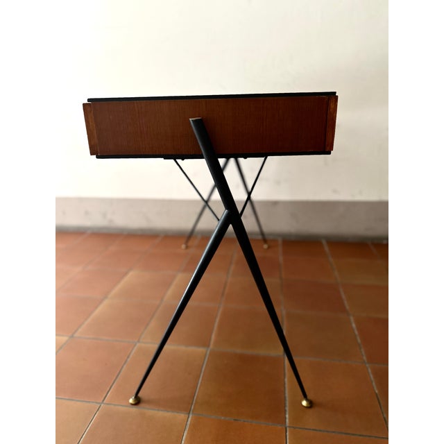 Teak Writing Desk by Silvio Cavatorta, Italy, 1950s, in Flawless conditions. Designed 1950 to 1959