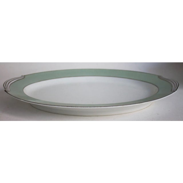 Noritake china in the Greencourt pattern.