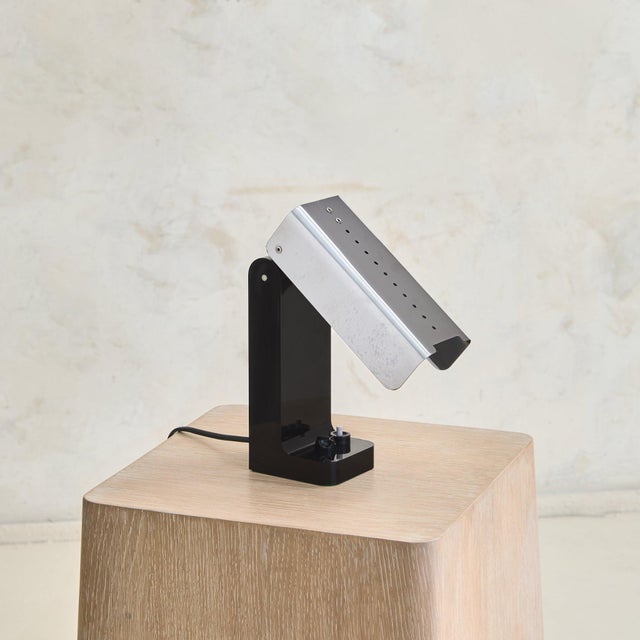Kartell Black 'Vademecum' Table Lamp by Joe Colombo for Kartell, 1969 For Sale - Image 4 of 11