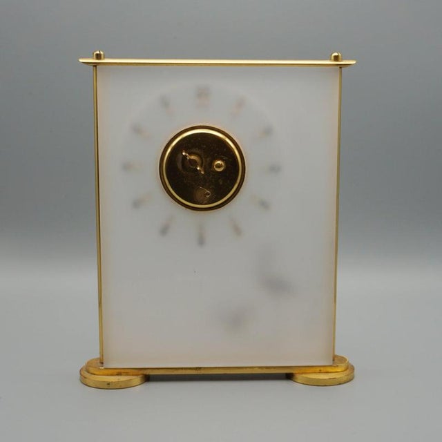 Marina Mantel Clock by Jaeger LeCoultre for Aeg, 1960s For Sale - Image 6 of 10