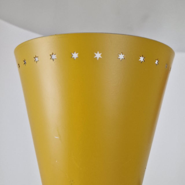 Mid-Century Zonneserie Three-Light Pendant attributed to H. Busquet for Hala Zeist, 1950s For Sale - Image 10 of 16