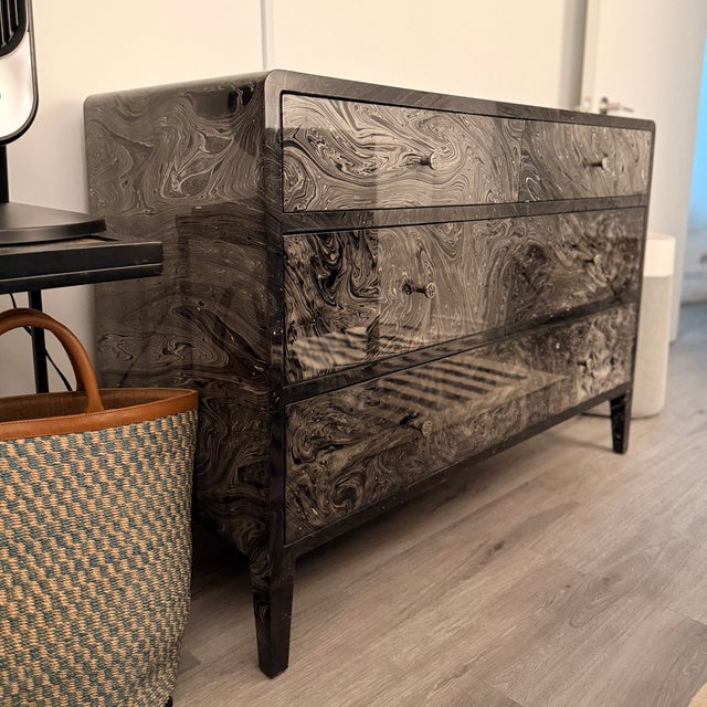 Made Goods Deandre Dresser Add a little Art Moderne to your space with this striking dresser. Crafted with a high-gloss,...