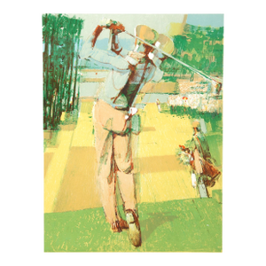 Golf Swing, 1979 Signed Lithograph Graph by Jim Jonson