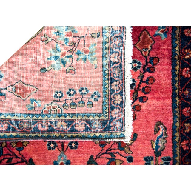 Early 20th Century Persian Sarouk Mohajeran Rug For Sale - Image 11 of 13