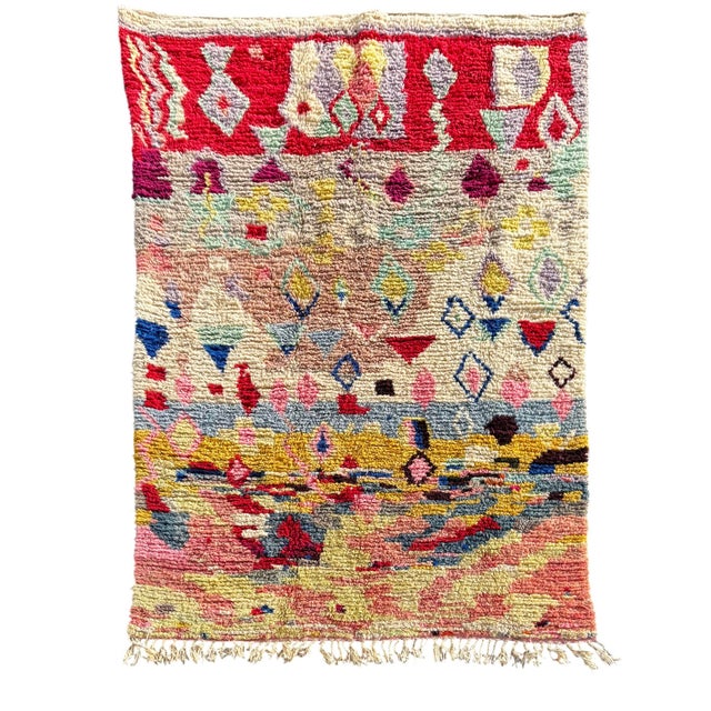Vintage Moroccan Berber Wool Rug, 1990 For Sale - Image 11 of 11