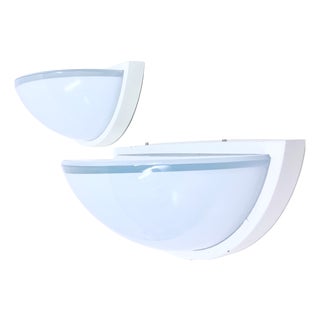 Wall Lamps from Glashütte Limburg, 1970s-1980s Design, Set of 2 For Sale