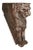 Relief Carved Wood Ornament in the Form of a Winged Lion For Sale