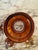 Mid 20th Century Pair Vintage Bohemian Czech Amber Cut to Clear Decanters For Sale - Image 5 of 12